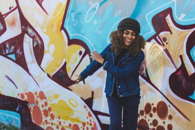 Maria Jackson Gives Large Bags With Essentials to the Poor in New York